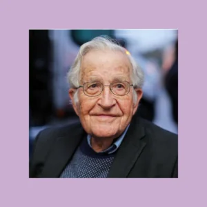 Headshot of Noam Chomsky